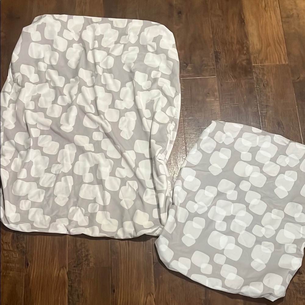 4moms Play-yard and bassinet Grey Patterned Waterproof Bedding Set